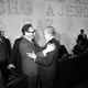 With former Argentinian foreign minister Alberto J. Vignes, Feb. 1974. (AP Photo)